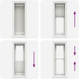 vidaXL Plisirana roleta svijetlosiva 45x150 cm širina tkanine 44,4 cm | shoptok.hr