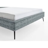 Meise M&amp;ouml;bel Modra oblazinjena zakonska postelja brez letvenega dna 180x200 cm Infinity &amp;ndash; Slike