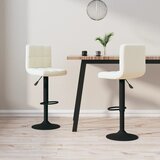  Barski stolci 2 kom krem baršunasti | shoptok.hr