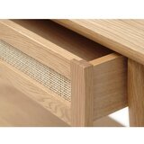 Unique Furniture Pomoćni stol s pločom stola u dekoru hrasta u prirodnoj boji 40x110 cm Barrali – | shoptok.hr