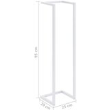 vidaXL stalak za ručnike bijeli 25 x 20 x 95 cm čelični | shoptok.hr
