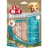 Delights Pro Dental Twisted Sticks piščanec - 190 g (35 kosov)