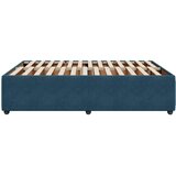  Okvir za krevet plavi 140 x 190 cm baršunasti | shoptok.hr