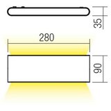  Redo 90451 - LED spoljašnje zidno svetlo KLIPPE LED/24W/230V 3000K IP54 belo | Eponuda.com