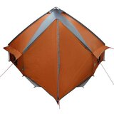  Teepee šator s krovom Siva i narančasta 490 x 410 x 210 cm | shoptok.hr