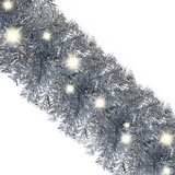 Božićna girlanda s LED svjetlima 10 m srebrna | shoptok.hr