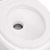  Ugrađeni toalet za kampiranje bijeli 24 + 17 L HDPE i PP | shoptok.hr