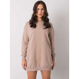 RUE PARIS Dress-RV-SK-7332.65-dark beige | Shoptok.si