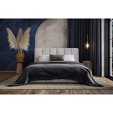 MID.YOU OBLAZINJENA POSTELJA 180 cm x 200 cm , les, tekstil, leseni material rjava | Shoptok.si