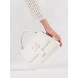 Shelvt White small handbag with gold elements | Shoptok.si