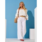 Sinsay Pamučna bluza puf rukava | shoptok.hr
