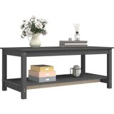  Klubska mizica siva 110x55x45 trdna borovina, (20711264) | Shoptok.si