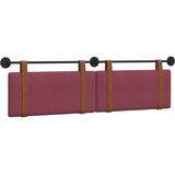 Držeće uzglavlje Zidne Vinska crvena 170 x 55 x 5 cm Antikni PU - boja crnog vina 160 cm bez LED | shoptok.hr