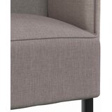 SOFA s visokim naslonom 101cm Sivo-smeđa tkanina | Eponuda.com