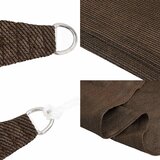  Jedro za zaštitu od sunca 160 g/m² Trapezoidno smeđe 4/5x4 m HDPE | Shoptok.si