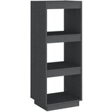 Furnova Knjižna omara za razdelitev prostora siva 40x35x103 cm borovina, (21932394) | Shoptok.si