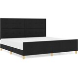  Krevet Crna 200x200 cm Tkanina | shoptok.hr