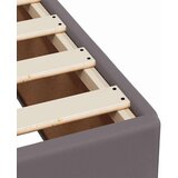 vidaXL Krevet s oprugama i madracem sivi 140x190 cm od umjetne kože | shoptok.hr