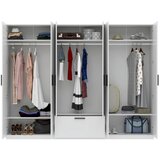 Mömax Drehtürenschrank milos 6t1s Weiß | Shoptok.si