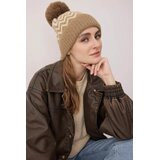 TRENDYOLMILLA ženski beret Twoaw26Br00003, Braon-Camel Cene