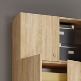 MID.YOU Večnamenska Omara Lona Xxl, Hrast | Shoptok.si