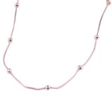 IZMAEL Ogrlica YV-21148 - Zlatna / Ružičasta | shoptok.hr