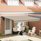 vidaXL Samodejna retraktivna tenda bež 400x300 cm, Tenda nadomestna tkanina za okvir 4x3 m bež | Shoptok.si