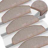  Prostirke za stepenice 30 kom 65x24x4 cm svijetlosmeđe poluokrugle velike | Eponuda.ba