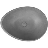 Sapho Temno siv betonski umivalnik 53x39 cm Punc – | Shoptok.si