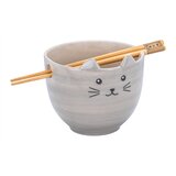 Sass & Belle Siva lončena skledica 450 ml Cat – | Shoptok.si