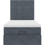  Okvir kreveta s madracima tamnosivi 90x190cm baršunasti | shoptok.hr