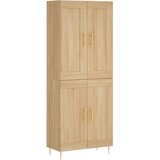  Visoka komoda hrasta sonome 69 5x34x180cm od konstruiranog drva | shoptok.hr
