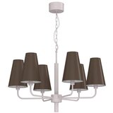  Luster na lancu TORTOLA 6xE14/15W/230V braon/krem Cene