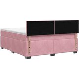  Boxspring krevet s madracem Ružičasta 160 x 200 cm Baršun | shoptok.hr