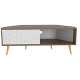 Hanah home tv polica mora walnut white | ePonuda.com