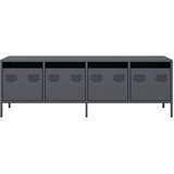  TV ormarić antracit 135 x 39 x 43,5 cm hladno valjani čelik Antracitno siva | Shoptok.si