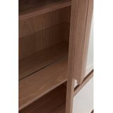 Jotex Vitrina u dekoru oraha u tamnoj prirodnoj boji 90x195x40 cm Sandor – | shoptok.hr