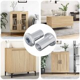  Sigurnosna matica 2 pcs Srebrno M6 x 15 mm Čelik | shoptok.hr