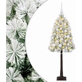 Umjetno božićno drvce s pomičnim granama i kuglicama 120 cm | shoptok.hr