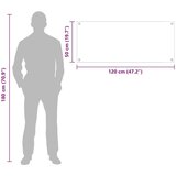 vidaXL Zaščita za kuhinjo 2 pcs Črna 120 x 50 cm kaljeno steklo | Shoptok.si