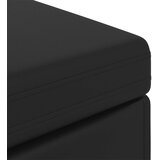 Stolica Crna 101 x 41 x 40 cm Umjetna Koža i Fino Radeći Drvo | shoptok.hr