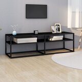 vidaXL TV ormarić crni 140 x 40 x 40,5 cm od kaljenog stakla Cijene