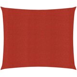 vidaXL Jedro za zaštitu od sunca 160 g/m² crveno 2 x 2 m HDPE - Crvena 2 x 2 m 1 | shoptok.hr