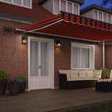  Skrovita tenda narančasta i smeđa 500 ×300 cm tkanina | shoptok.hr
