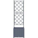  Vrtna saksija Svijetlo siva 40 x 40 x 143 cm Plastika | Eponuda.com