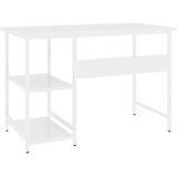  Stol za računalo bijeli 105 x 50 x 72 cm od MDF-a i metala | shoptok.hr