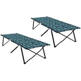  Sklopivi kamperski krevet List 2 pcs Šuma 206 x 76 x 74 cm | Eponuda.com