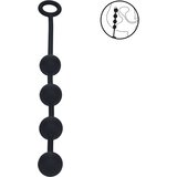 Levelz Round Silicone Anal Balls M 30mm Black Cene