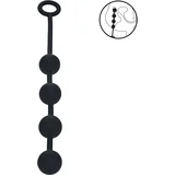 Round Silicone Anal Balls M 30mm Black