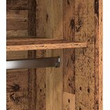vidaXL Garderobna omara starinski les 100x50x200 cm inženirski les | Shoptok.si